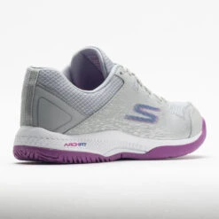 Skechers Viper Court Women's Grey/Purple -Tennis Clothing and Gear Sales 370030 6