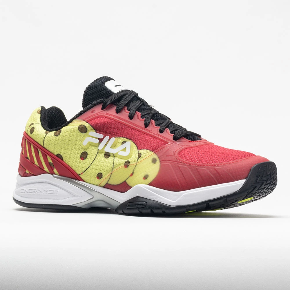Fila Volley Zone Men's Fila Red/Black/Safety Yellow 5 Fila Volley Zone Men's Fila Red/Black/Safety Yellow - Image 5