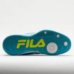 Fila Double Bounce 3 Women's Scuba Blue/White/Safety Yellow -Tennis Clothing and Gear Sales 370041 4