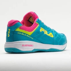 Fila Double Bounce 3 Women's Scuba Blue/White/Safety Yellow -Tennis Clothing and Gear Sales 370041 6