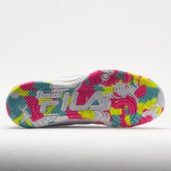 Fila Double Bounce 3 Women's White/White/Multicolor 9 Fila Double Bounce 3 Women's White/White/Multicolor -Tennis Clothing and Gear Sales 370043 4
