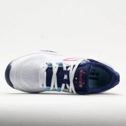 Diadora Trofeo 2 AG Pickleball Women's White/Blueprint/Pink Yarrow 8 Diadora Trofeo 2 AG Pickleball Women's White/Blueprint/Pink Yarrow -Tennis Clothing and Gear Sales 370081 2