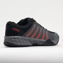 K-Swiss Express Light Pickleball Men's Steel Gray/Jet Black/Orange -Tennis Clothing and Gear Sales 370084 6