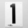 Wilson Tennis Court Numbers- Styrene