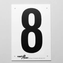 Wilson Tennis Court Numbers- Styrene 16 Wilson Tennis Court Numbers- Styrene -Tennis Clothing and Gear Sales 500295 8 1