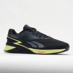 Reebok Nano X3 Men's Core Black/Energy Glow/Smash Orange -Tennis Clothing and Gear Sales 561898 5