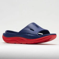 HOKA Ora Slide 3 Unisex Bellwether Blue/Red Alert -Tennis Clothing and Gear Sales 570614 5