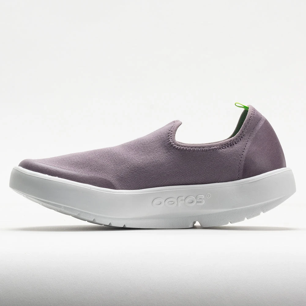 OOFOS OOmg EeZee Women's White/Mauve 2 OOFOS OOmg EeZee Women's White/Mauve - Image 2