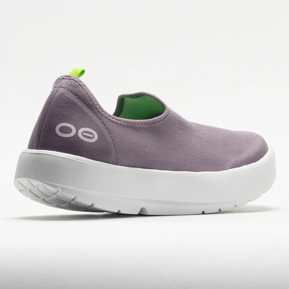 OOFOS OOmg EeZee Women's White/Mauve 6 OOFOS OOmg EeZee Women's White/Mauve - Image 6