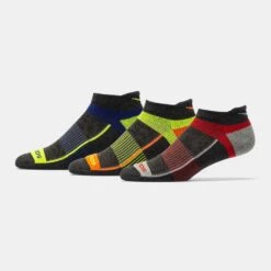 Saucony Inferno No Show Tab Socks 3 Pack -Tennis Clothing and Gear Sales 650965 076 1