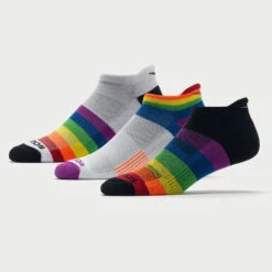 Saucony Inferno No Show Tab Socks 3 Pack -Tennis Clothing and Gear Sales 650965 905 1