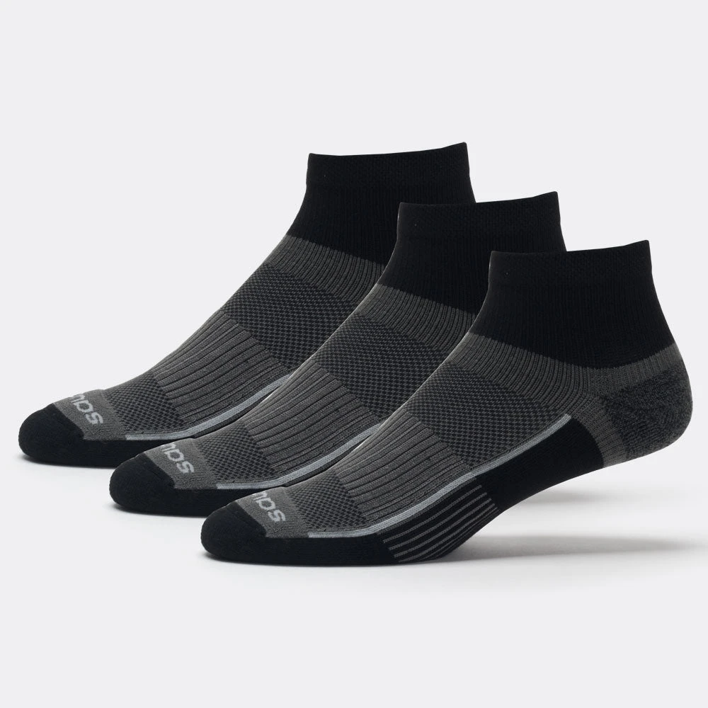 Saucony Inferno Quarter Socks 3 Pack 1 Saucony Inferno Quarter Socks 3 Pack