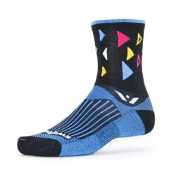 Swiftwick Vision Five Fiesta Crew Socks -Tennis Clothing and Gear Sales 651057 40z 1
