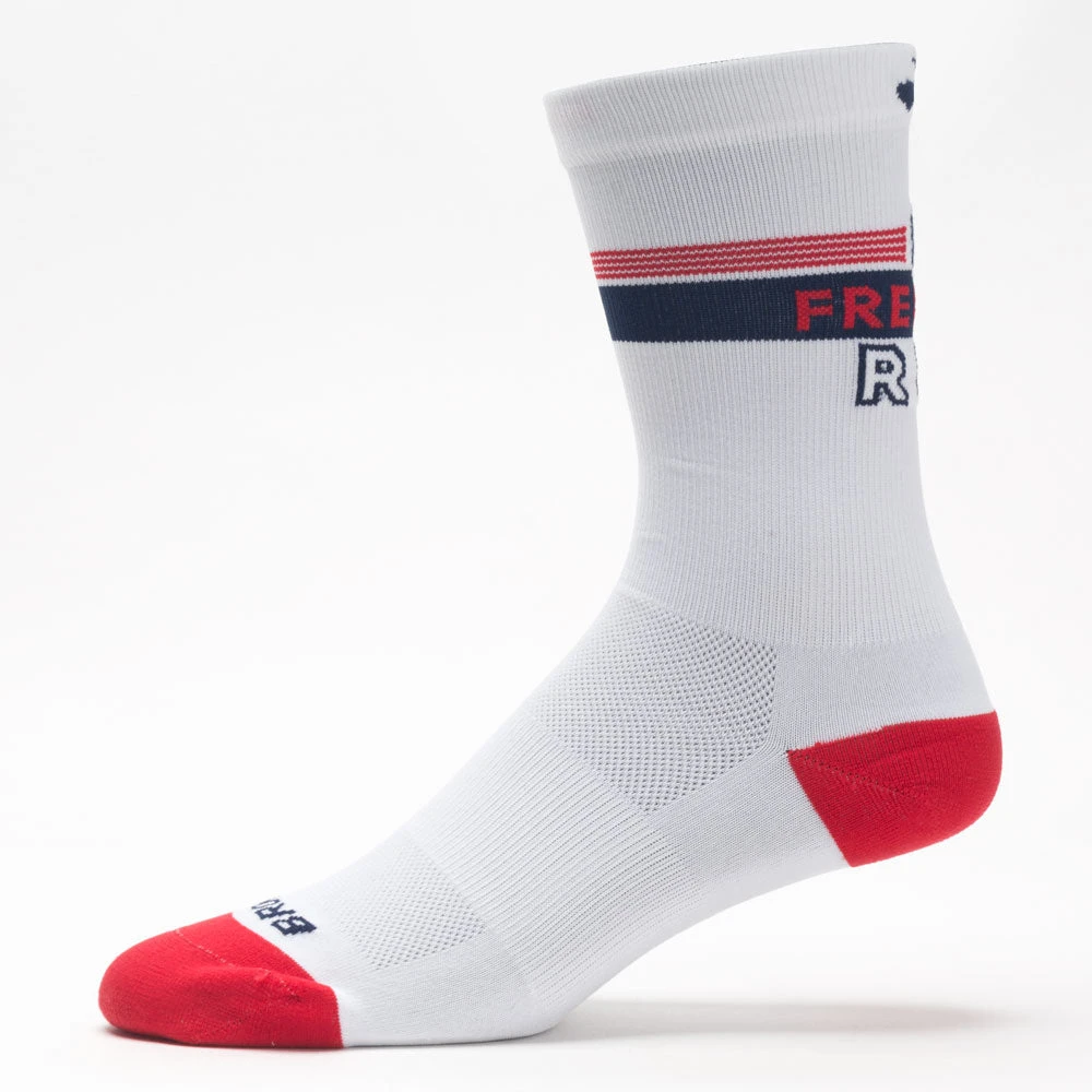 Brooks Go USA Tempo Knit In Crew Socks 1 Brooks Go USA Tempo Knit In Crew Socks