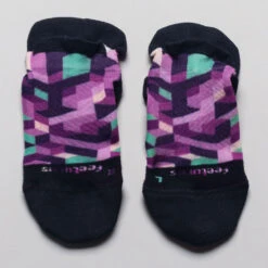 Feetures Elite Light Cushion No Show Tab Geo Print Socks -Tennis Clothing and Gear Sales 651297 567 2