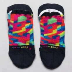Feetures Elite Light Cushion No Show Tab Geo Print Socks -Tennis Clothing and Gear Sales 651297 568 2