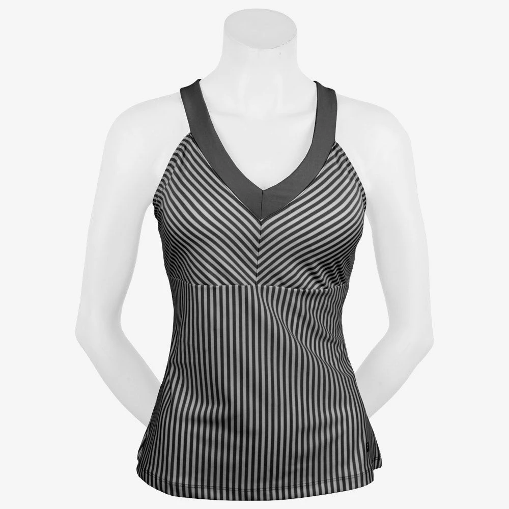 Fila Ruffles & Stripes Stripe Halter Tank Women's 1 Fila Ruffles & Stripes Stripe Halter Tank Women's