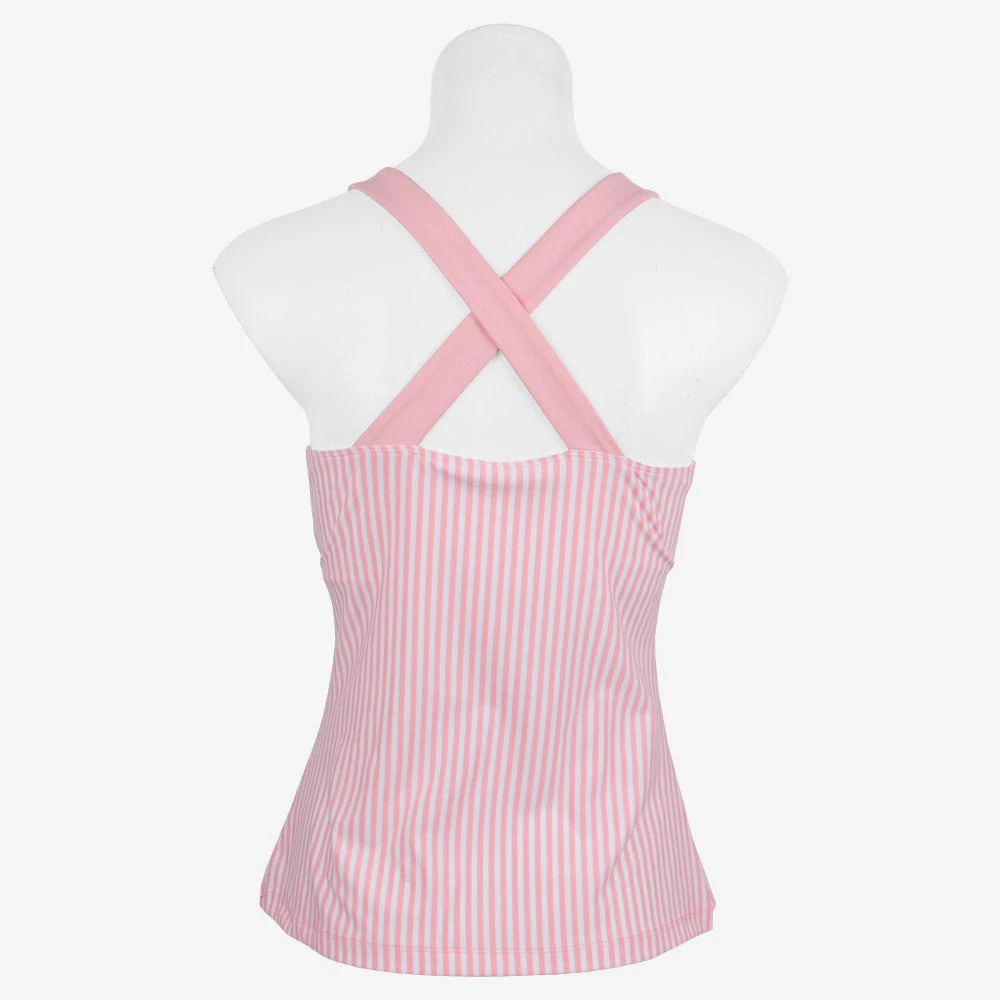Fila Ruffles & Stripes Stripe Halter Tank Women's 4 Fila Ruffles & Stripes Stripe Halter Tank Women's - Image 4