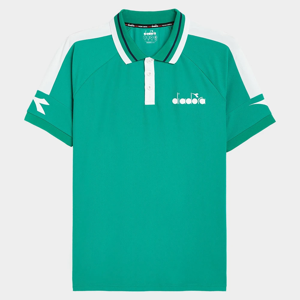 Diadora Short Sleeve Polo Icon Men's 3 Diadora Short Sleeve Polo Icon Men's - Image 3