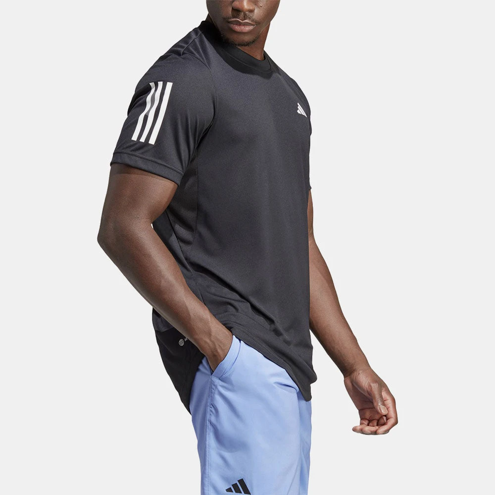 Adidas Club 3-Stripe Tee Men's 5 Adidas Club 3-Stripe Tee Men's - Image 5